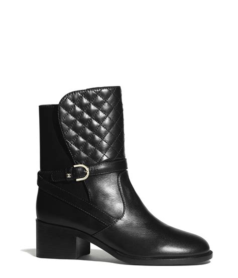 chanel calfskin ankle boot|Chanel skater sneaker.